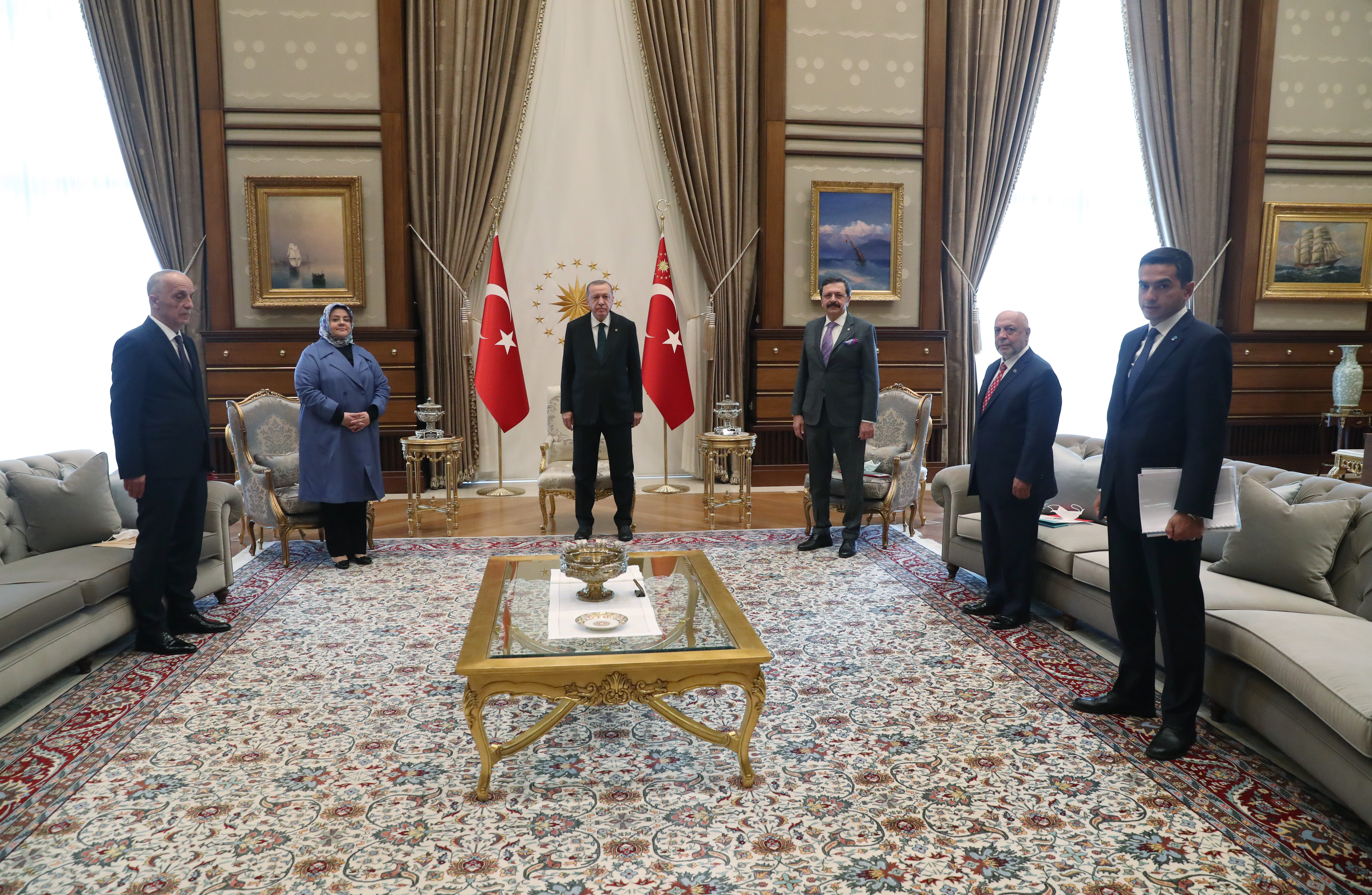 Hisarcıklıoğlu, Cumhurbaşkanı Erdoğan ile görüştü